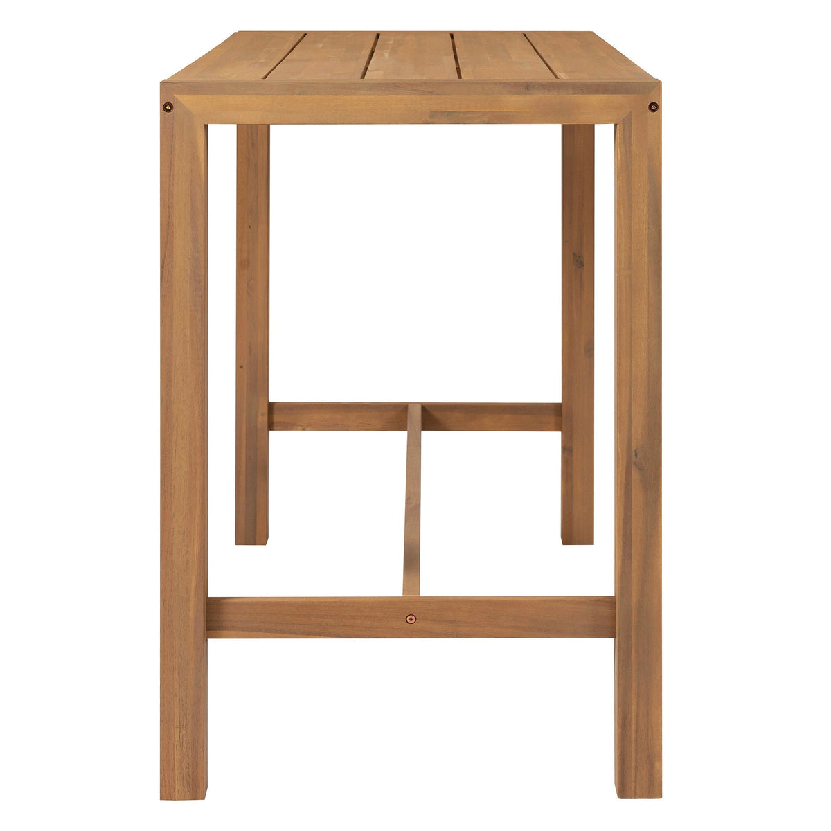 Patio Bar Set with Ergonomic Chairs - Light Brown or Dark Brown
