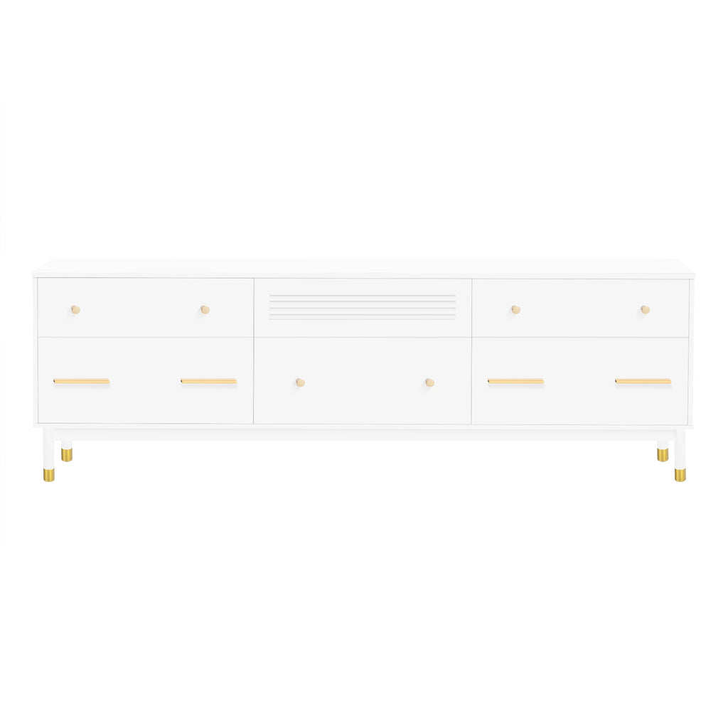 TV Stand for 75+ Inch TV Entertainment Center