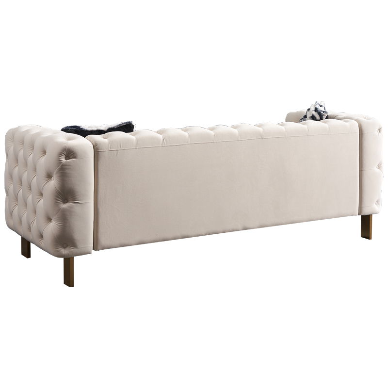 Chesterfield - Modern Tufted Sofa, 84.25''W Couch
