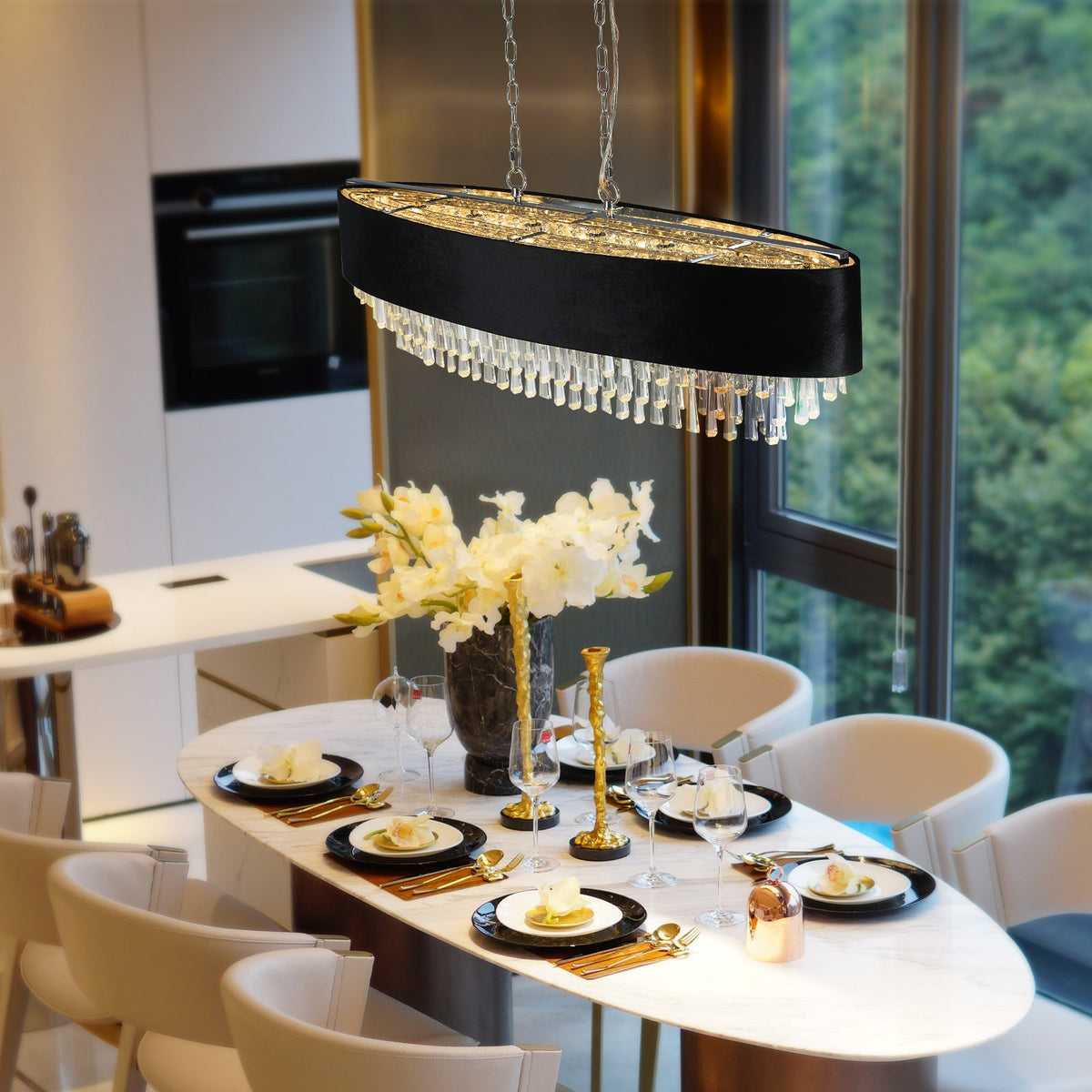 Modern Crystal Chandelier for Living-Room Cristal Lamp