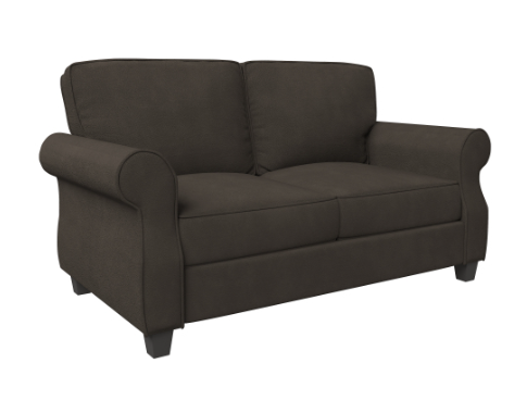 Sofa with Solid Wood Frame, Extra Deep Seats, Modern 2 Seater Sofa