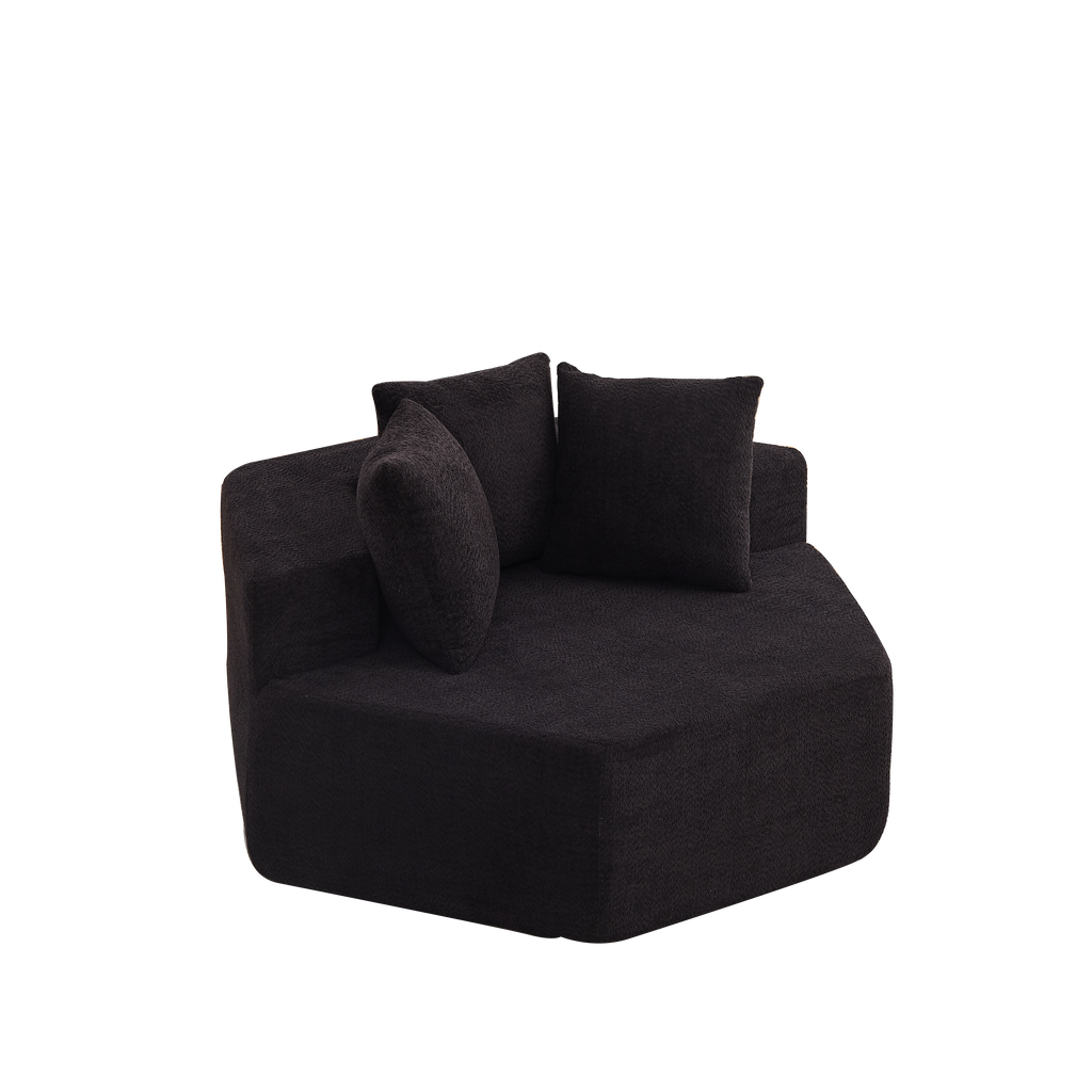 54-inch Modern-style Hexagonal Single Lounge Chair