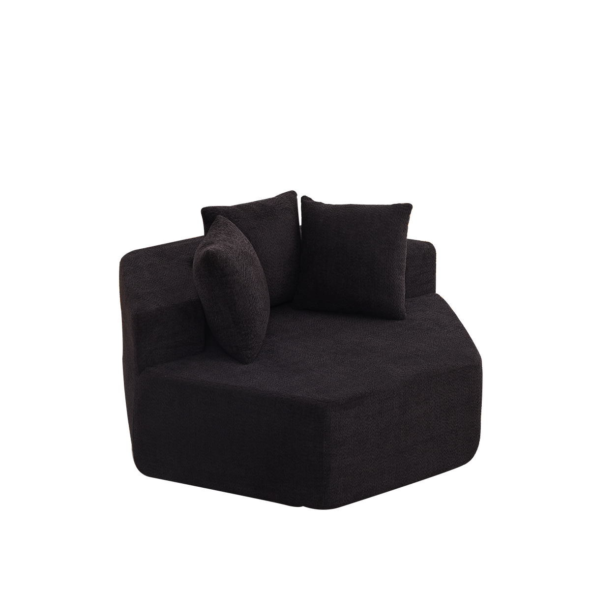 54-inch Modern-style Hexagonal Single Lounge Chair