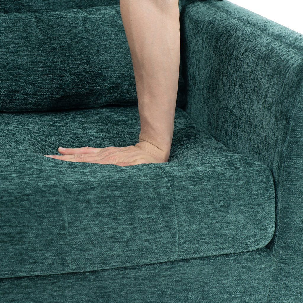 Modern Accent Chair Upholstered Foam Filled