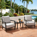 3 PC Outdoor Aluminum Patio Furniture Set