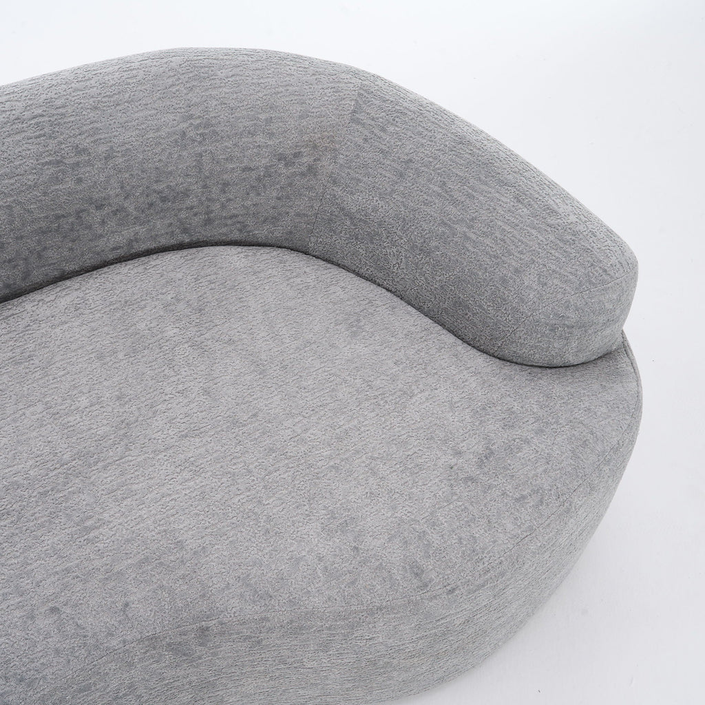 4 Seater Sofa With Fabric, Full Sponge, 4 Pillow, Sleeper Sectional