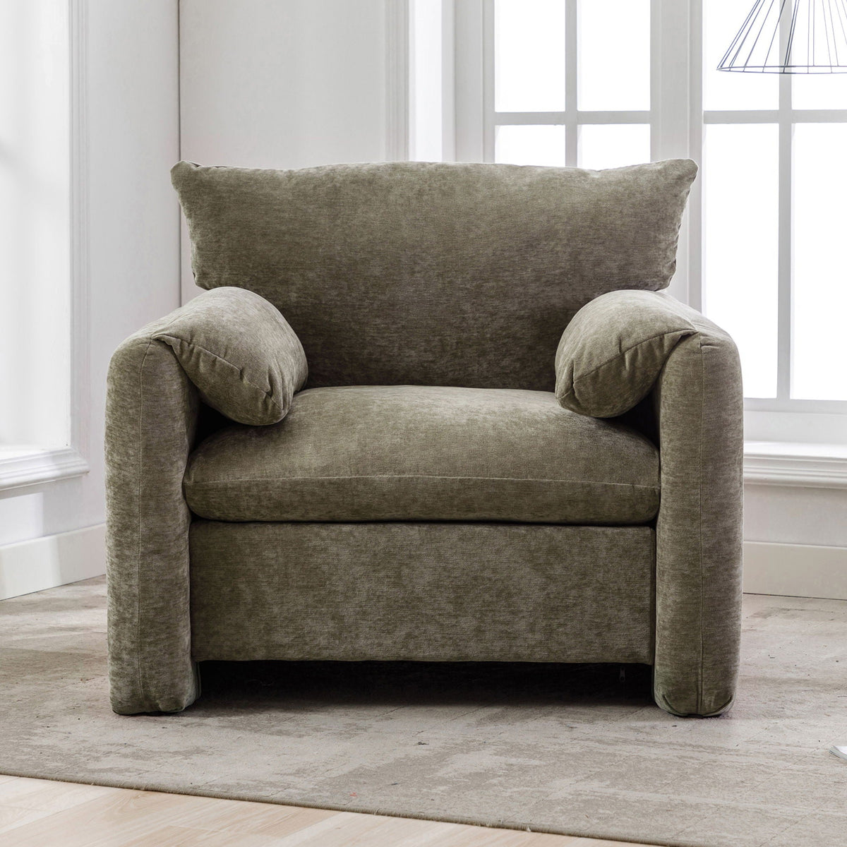 Oversized Accent Single Lounge Chair - Matcha Green