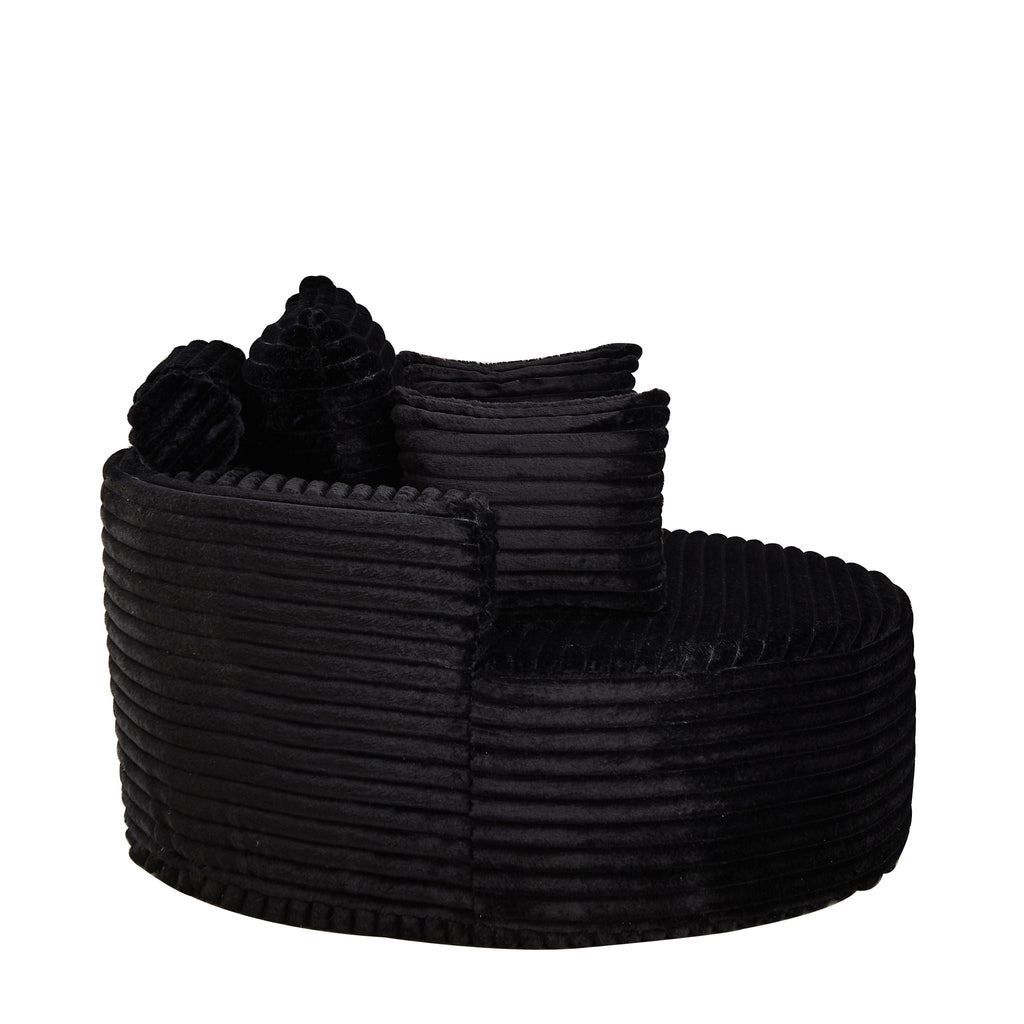 Modern Single Sofa With Backrest Pillow