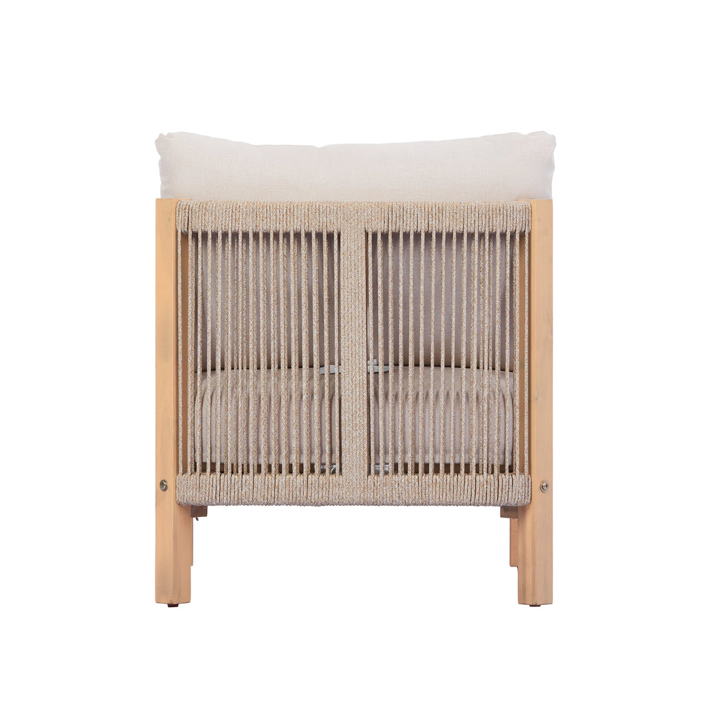 Acacia Wood Patio Furniture Club Chair