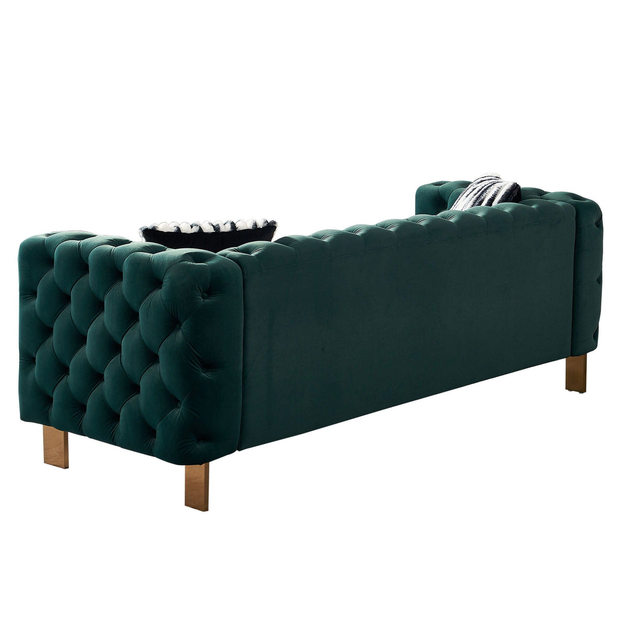 Chesterfield - Modern Tufted Sofa, 84.25''W Couch