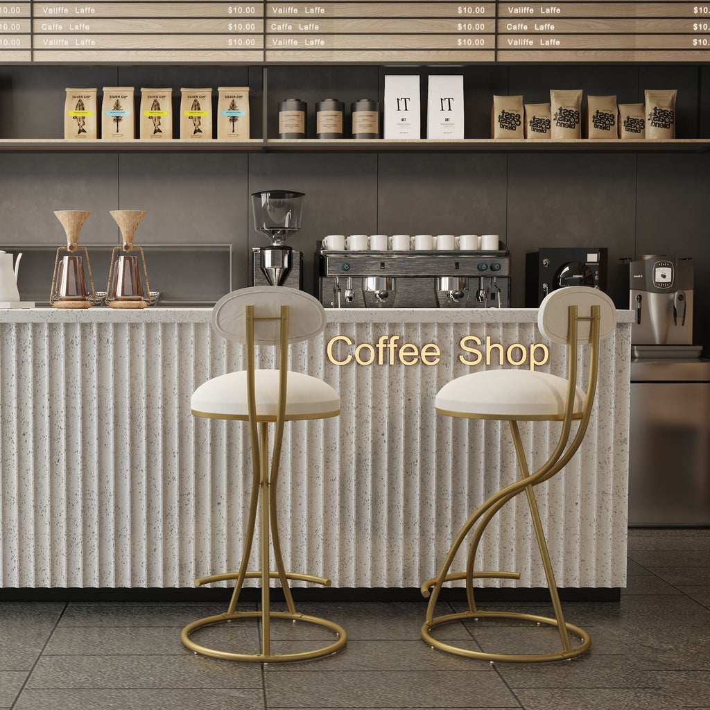 Bar Stools Upholstered Counter Height Barstools For Kitchen Island