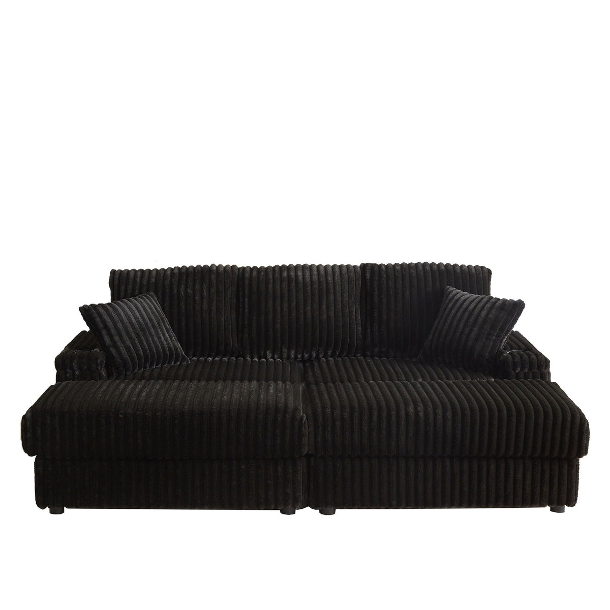 3 Seater Sofa With 2 Ottomans For Living Room