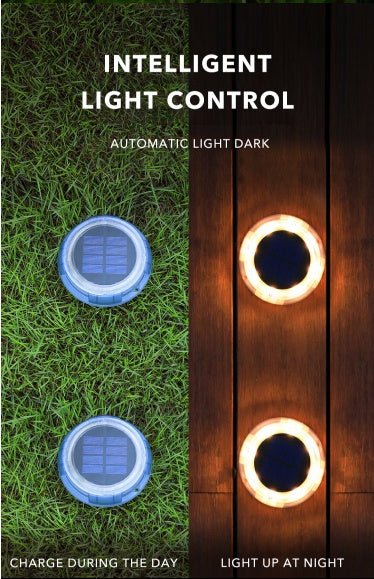 8 Solar LED Outdoor Lawn Lamp Garden Light Decoration Solar Sensor Step Light For Patio