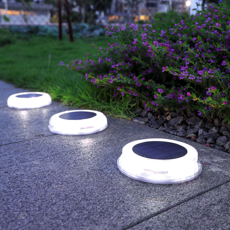 8 Solar LED Outdoor Lawn Lamp Garden Light Decoration Solar Sensor Step Light For Patio