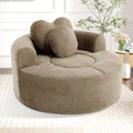 Round Sofa Bed with Memory Foam Sectional Couch