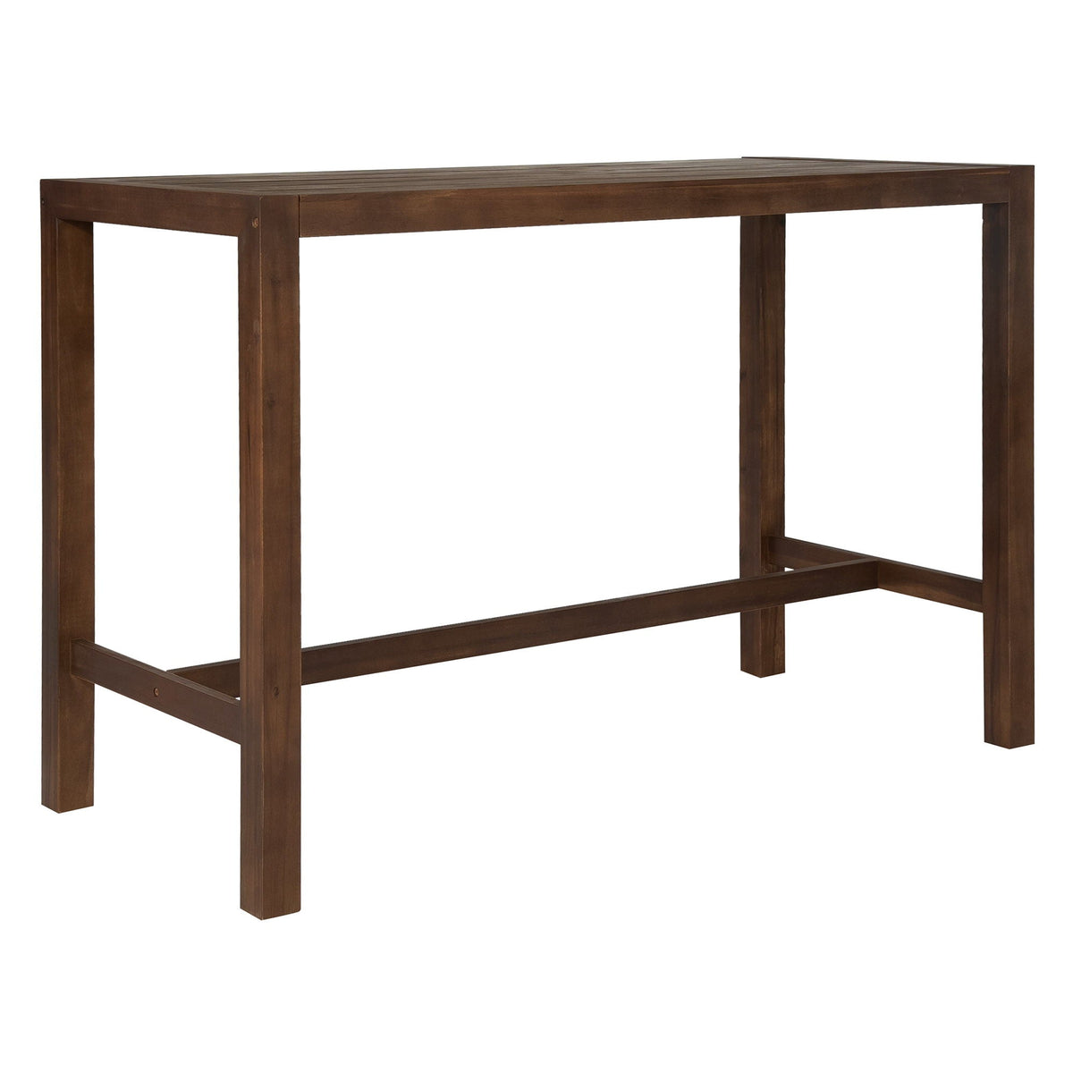Patio Bar Set with Ergonomic Chairs - Light Brown or Dark Brown