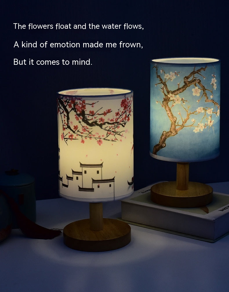 Cozy Bedside Chinese Table Lamp