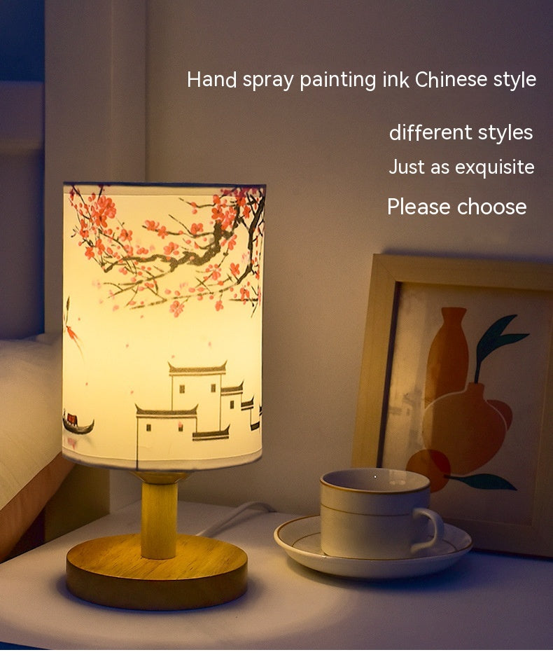 Cozy Bedside Chinese Table Lamp