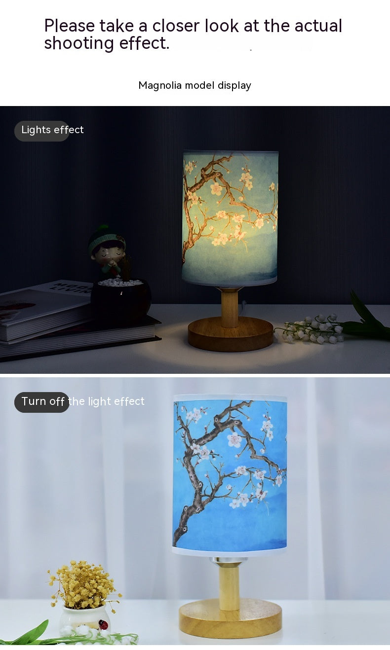 Cozy Bedside Chinese Table Lamp
