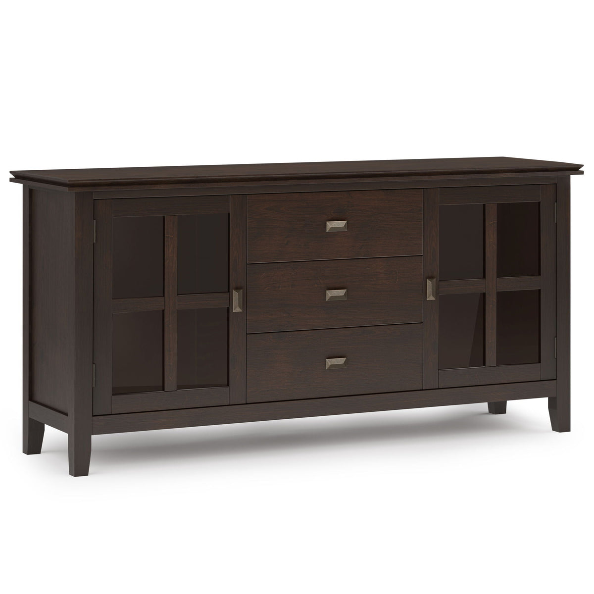 Large Sideboard Buffet - Dark Chestnut Brown