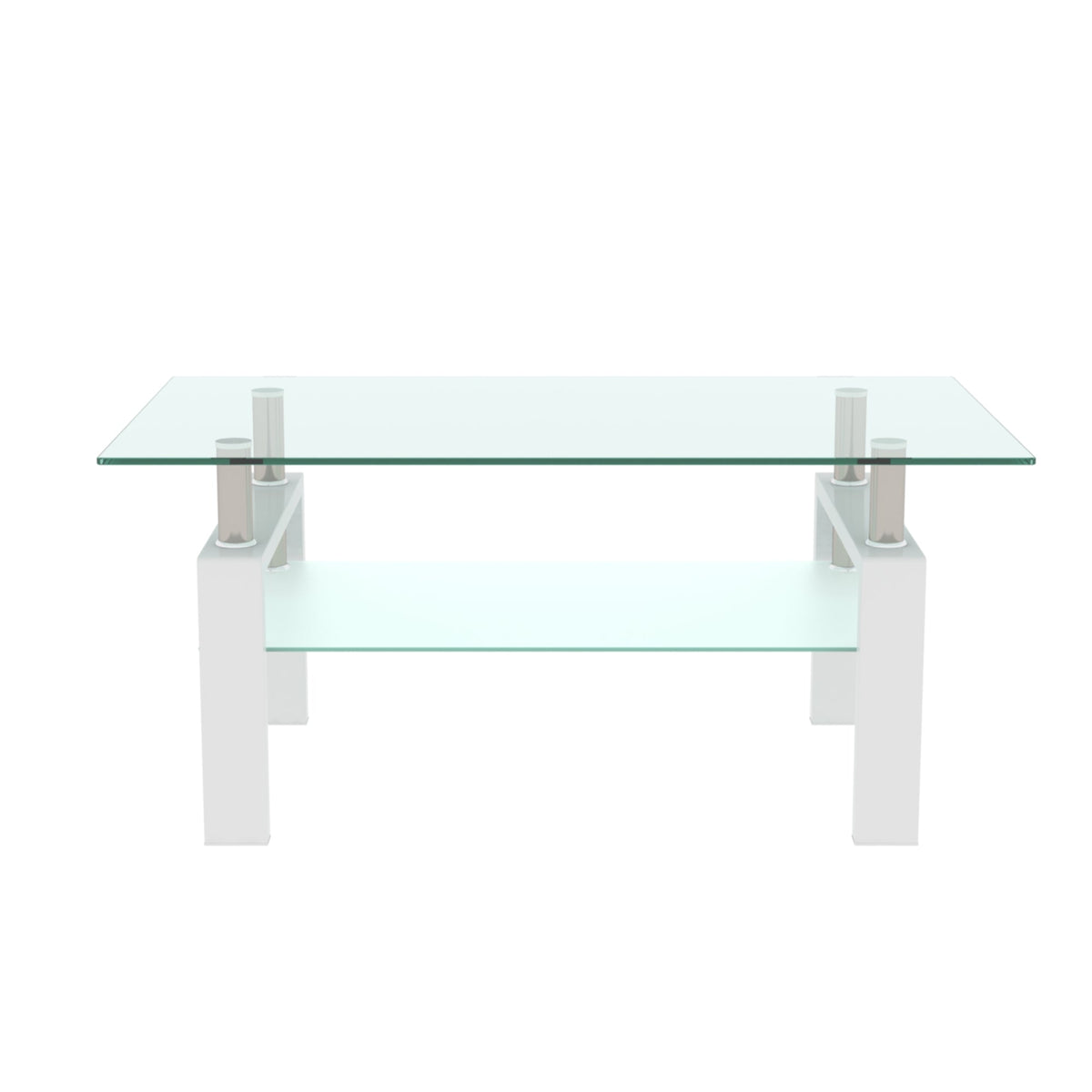 Clear Coffee Table for Living Room
