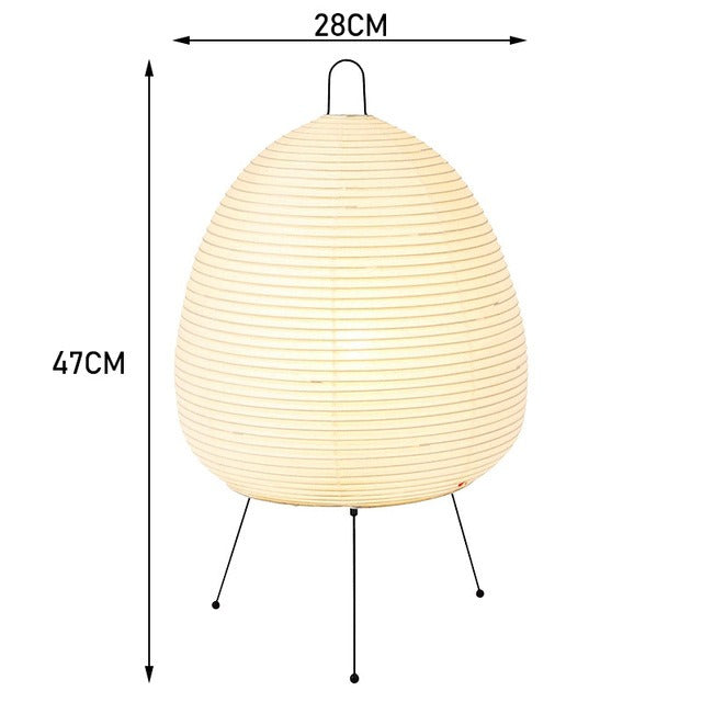 Japanese retro rice paper table lamp