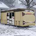 Umbrauto Class A RV Cover Upgraded Heavy Duty 7 Layers Top Windproof Breathable