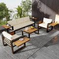 Aluminum Frame Large 4-Piece Outdoor Patio Furniture Set for 5 Person