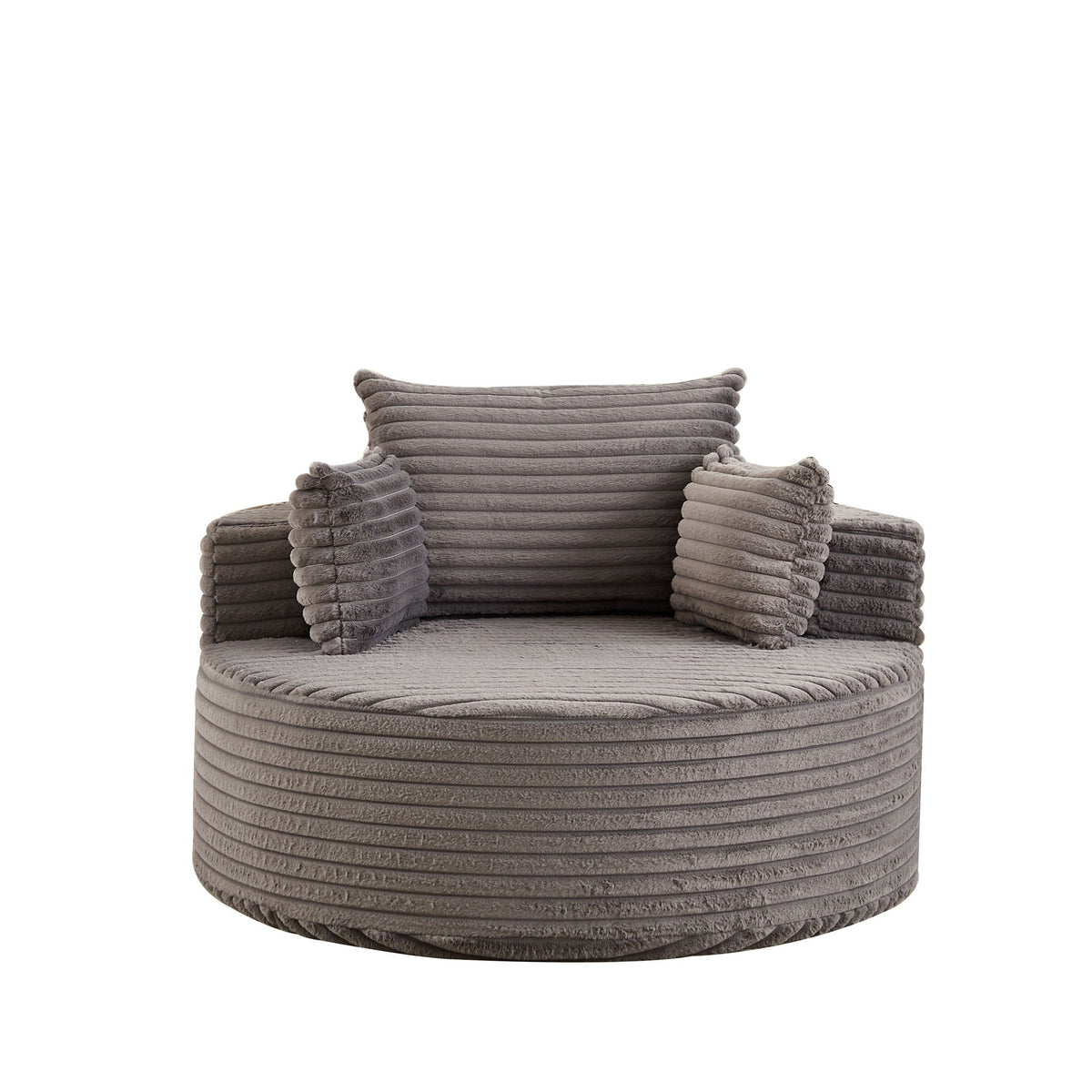 Modern Single Sofa With Backrest Pillow
