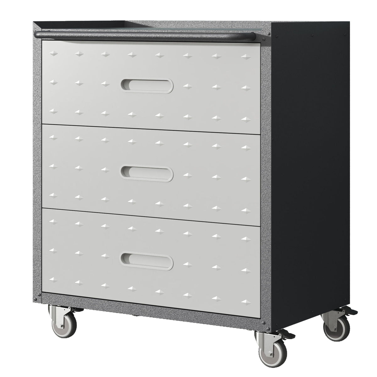 Heavy Duty Metal Storage Cabinet With Wheels 3 Drawer Tool Cabinet