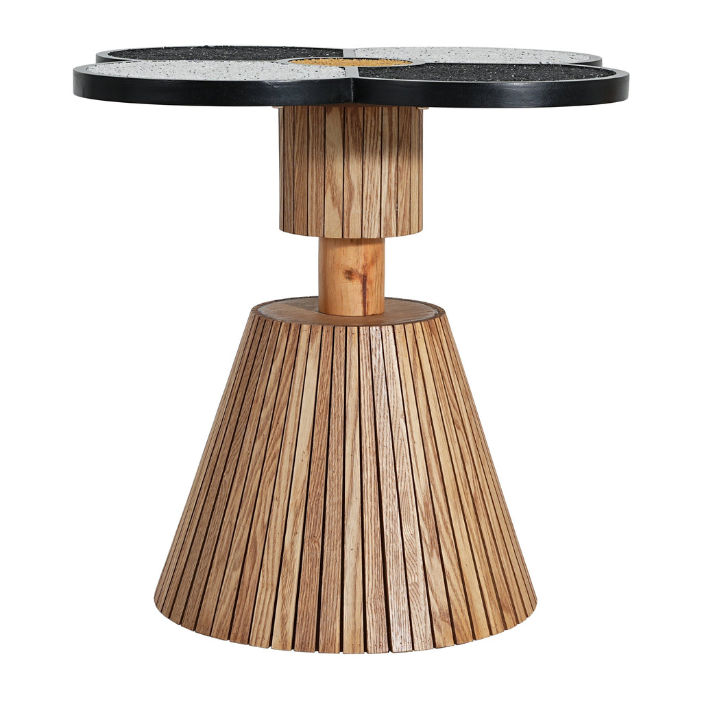 Unique Four-Leaf Clover Side Table for Living Room, Bedroom & Small Spaces