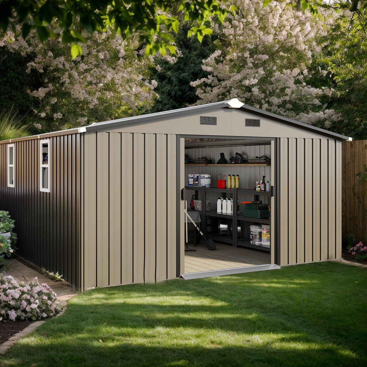 Campcraft 10x12ft Color Steel Storage Shed