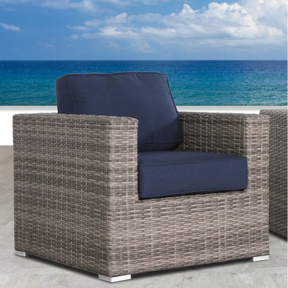 Outdoor Patio Chair With Cushions