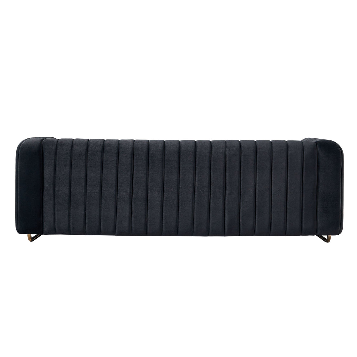 Contemporary Velvet Sofa Couch 84.25''W
