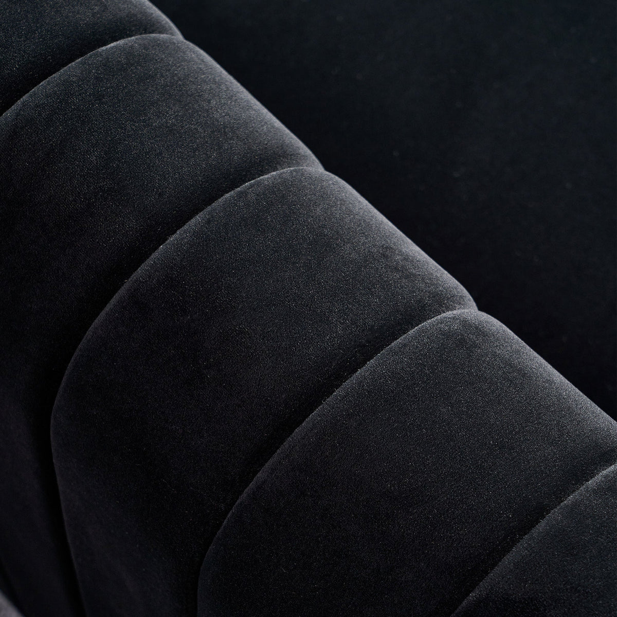 Contemporary Velvet Sofa Couch 84.25''W