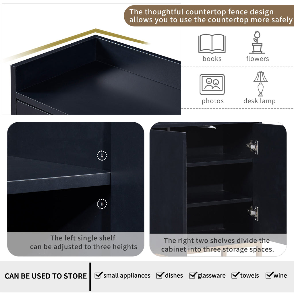 TREXM Modern Sideboard Buffet Cabinet