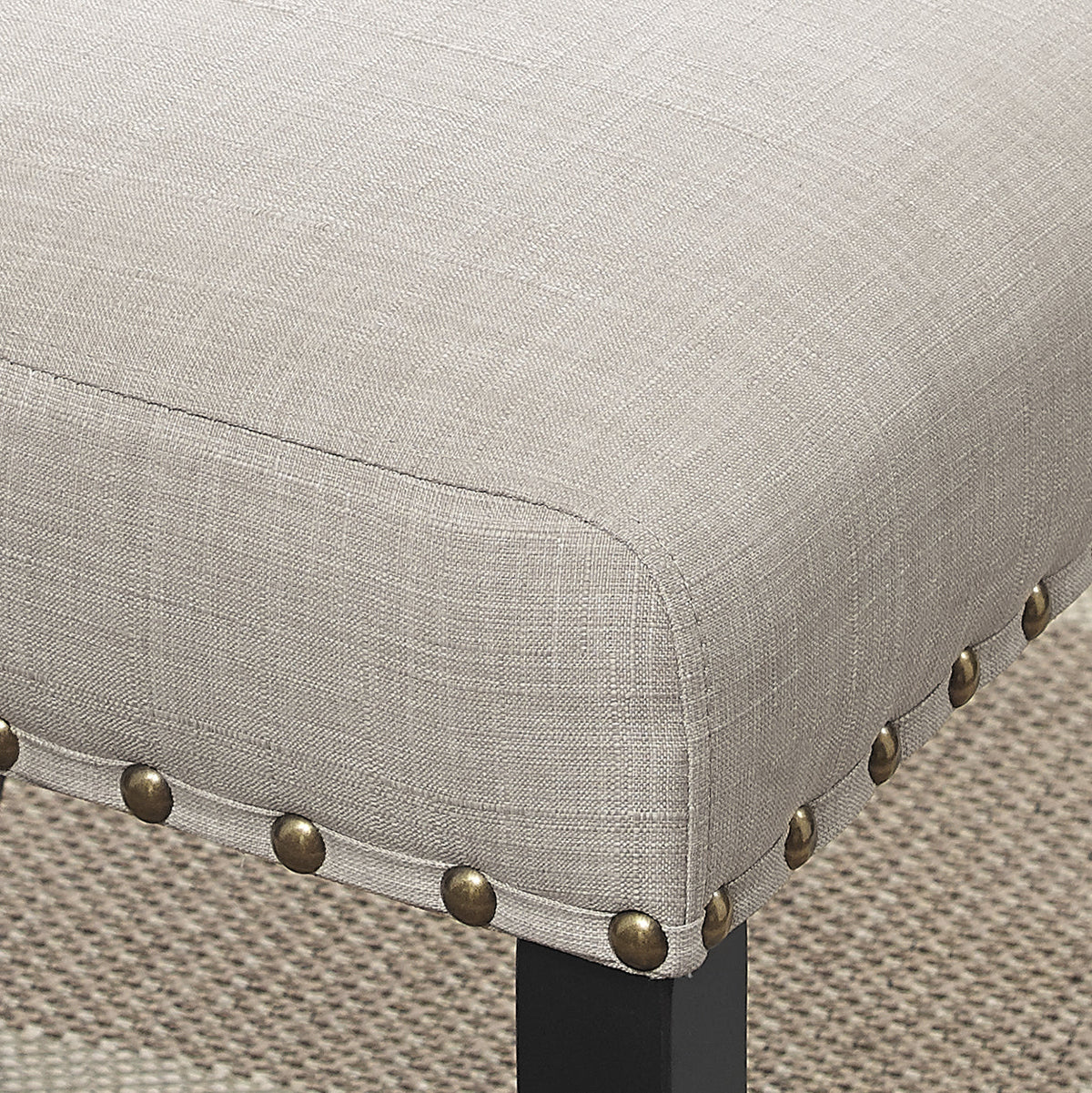 Eleanor Upholstered Dining Chairs with Nailhead Trim - Set of 2