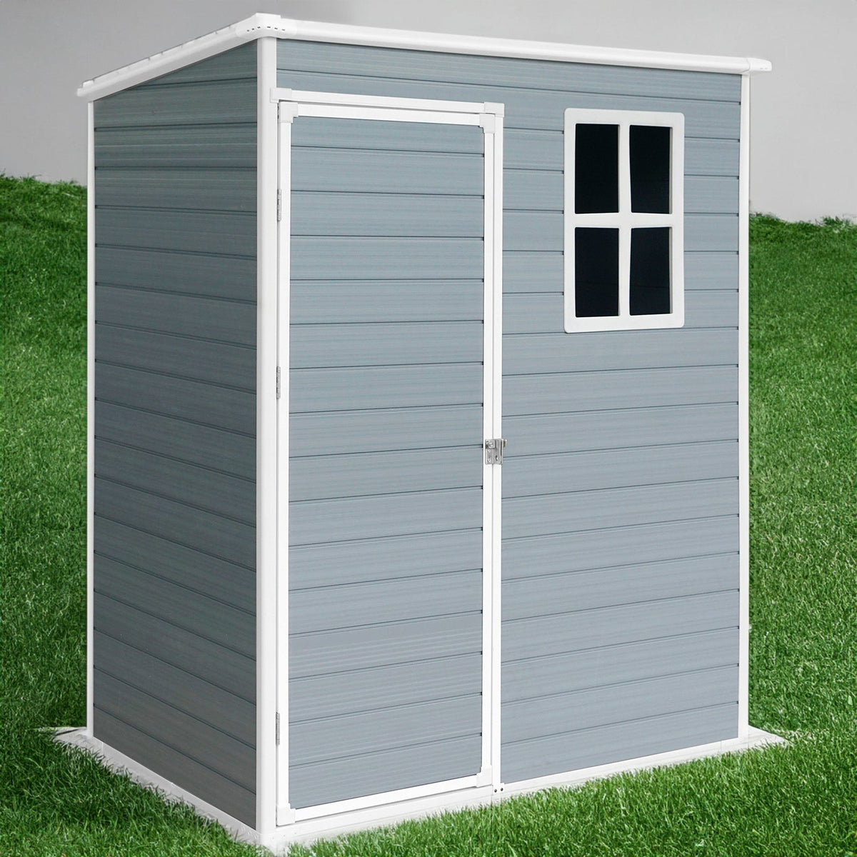 5x3ft Resin Outdoor Storage Shed Kit-Perfect to Store Patio Furniture