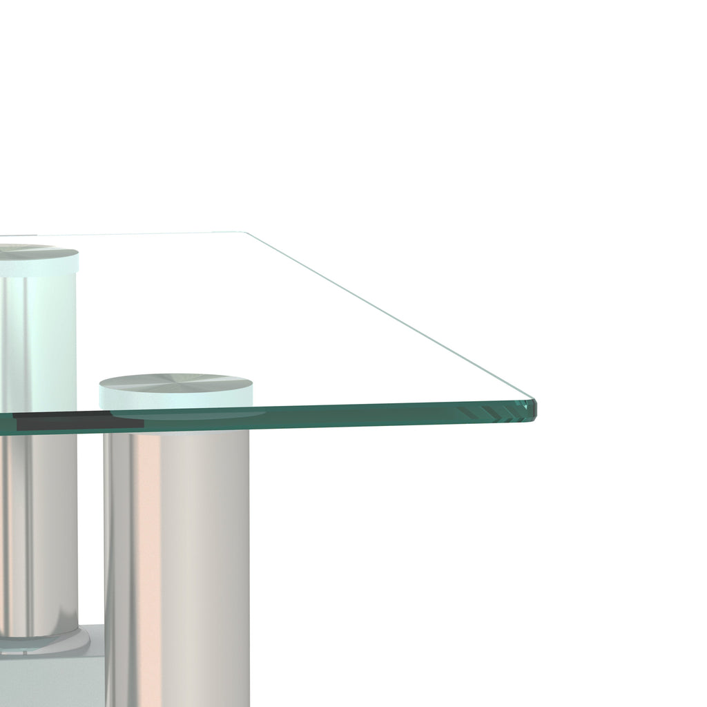 Modern Tempered Glass Tea Table Coffee Table End Table
