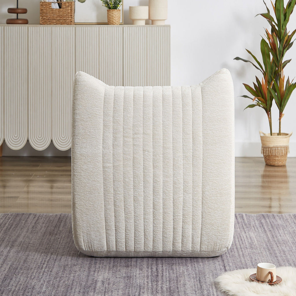 Bean Bag Chair For Adults, Memory Foam, Chenille Fabric