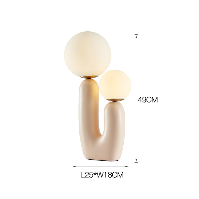 Bedside Resin Table Lamp