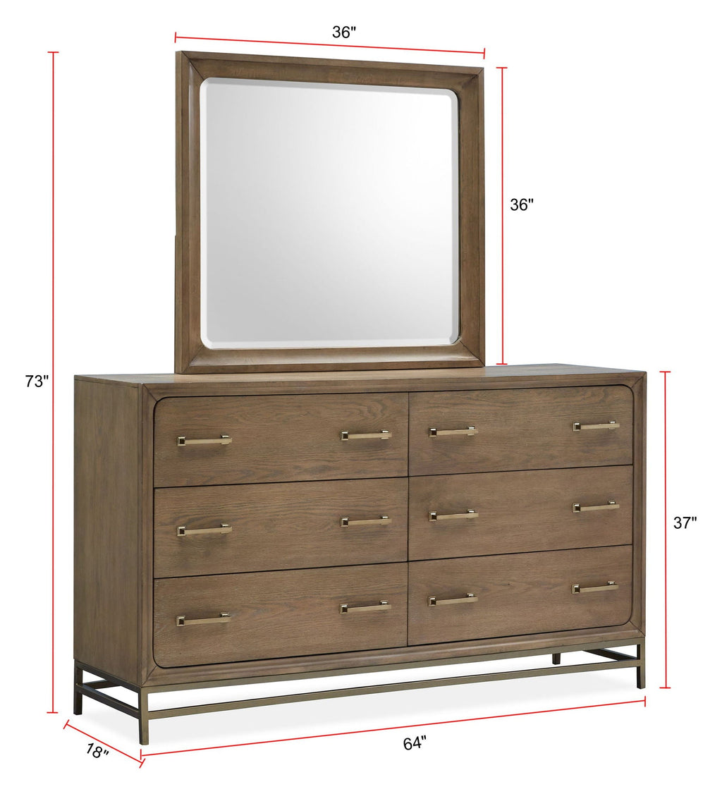 Lindon - Double Drawer Dresser