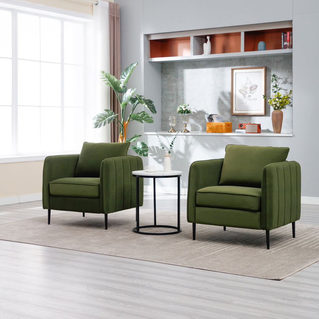 Velvet Accent Chair