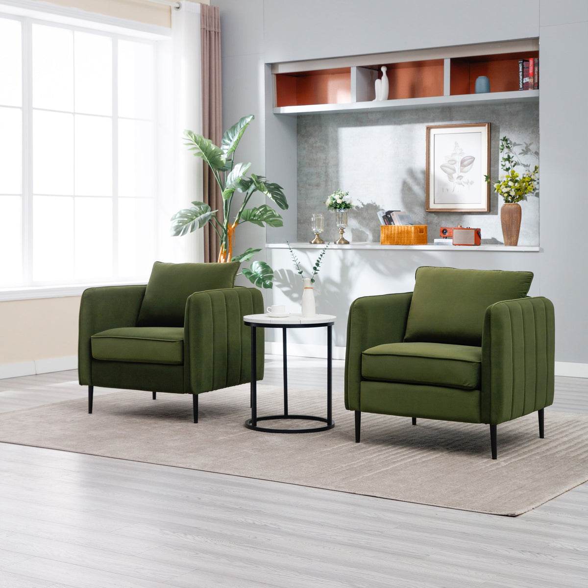 Velvet Accent Chair