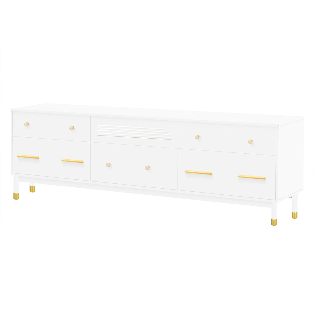 TV Stand for 75+ Inch TV Entertainment Center