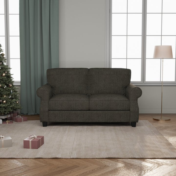 Sofa with Solid Wood Frame, Extra Deep Seats, Modern 2 Seater Sofa