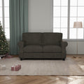 Sofa with Solid Wood Frame, Extra Deep Seats, Modern 2 Seater Sofa