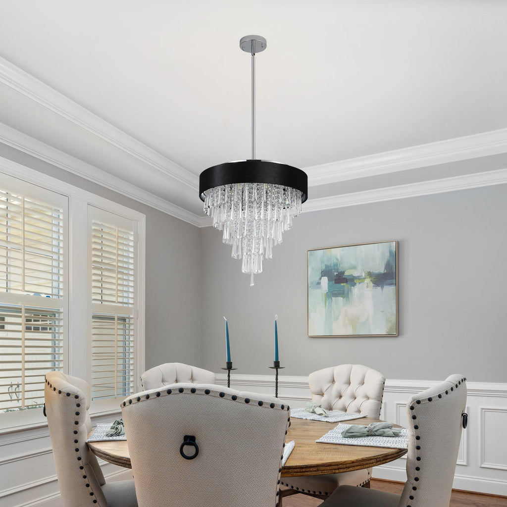 Modern Crystal Chandelier for  Living-Room Round Cristal Lamp