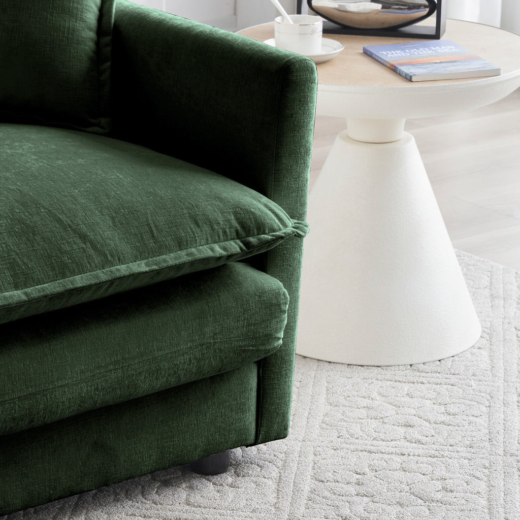 Modern Fabric Loveseat Sofa Couch
