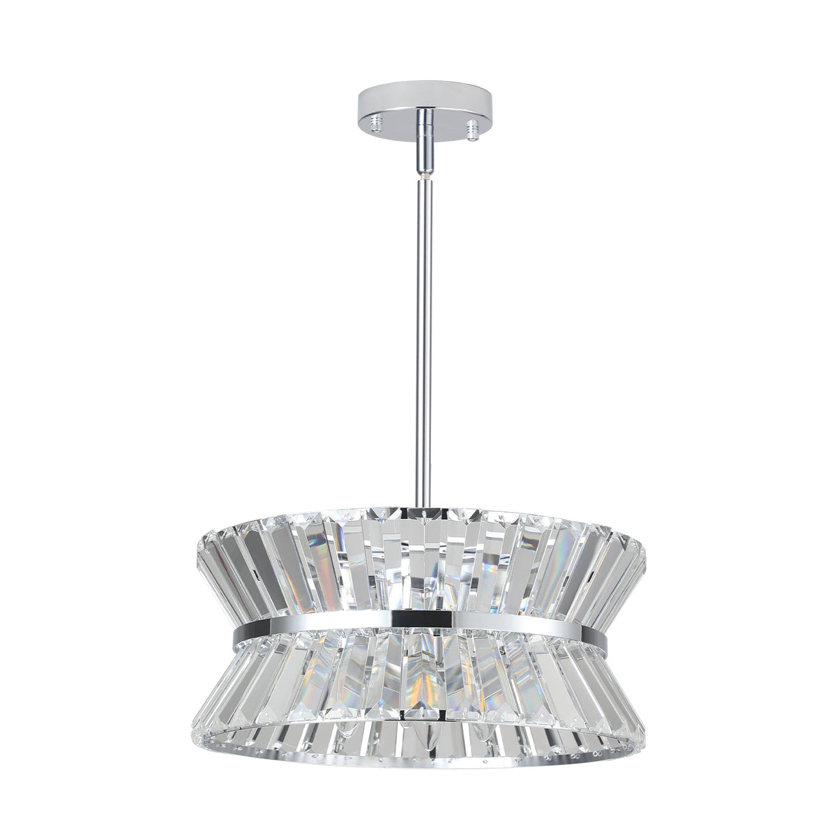 Modern Crystal Chandelier for Living-Room Round  Cristal Lamp